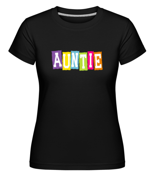 Auntie -  T-shirt Shirtinator femme - Noir - Devant