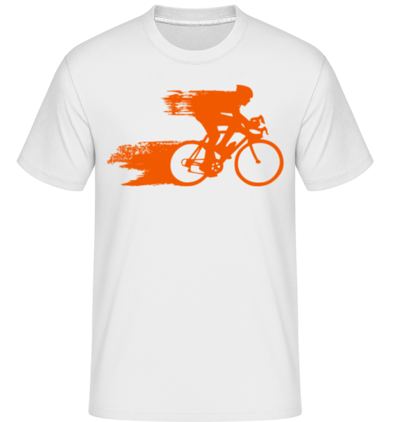 Cyclist -  T-Shirt Shirtinator homme - Blanc - Devant