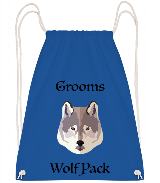 Grooms Wolf Pack - Sac à dos Drawstring - Bleu royal - Vorn