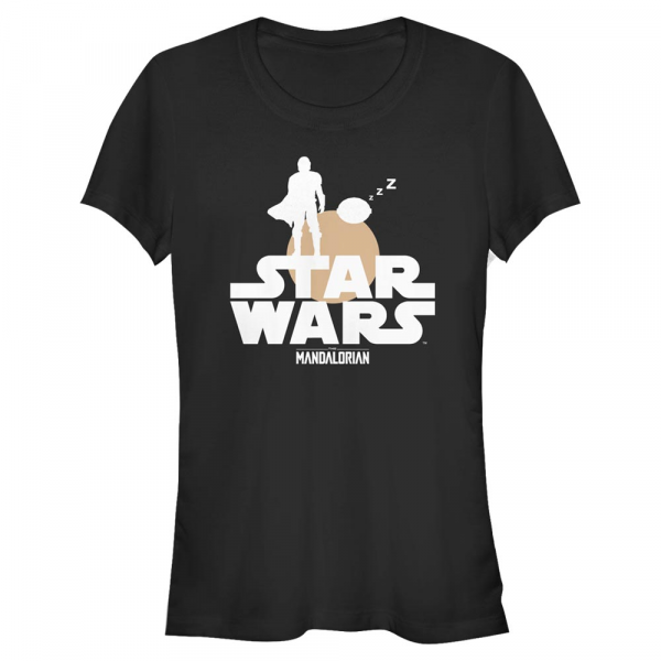 Star Wars - The Mandalorian - The Child Sunset Duo - Femme T-shirt - Noir - Devant