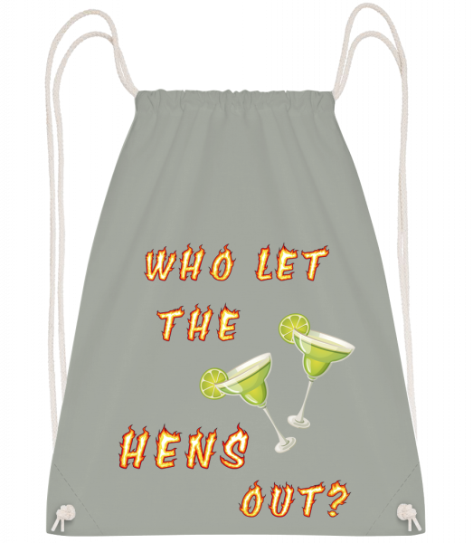 Who Let The Hens Out? - Sac à dos Drawstring - Anthracite - Vorn