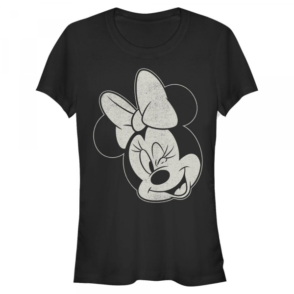 Disney Classics - Mickey Mouse - Minnie Mouse Minnie Wink - Femme T-shirt - Noir - Devant