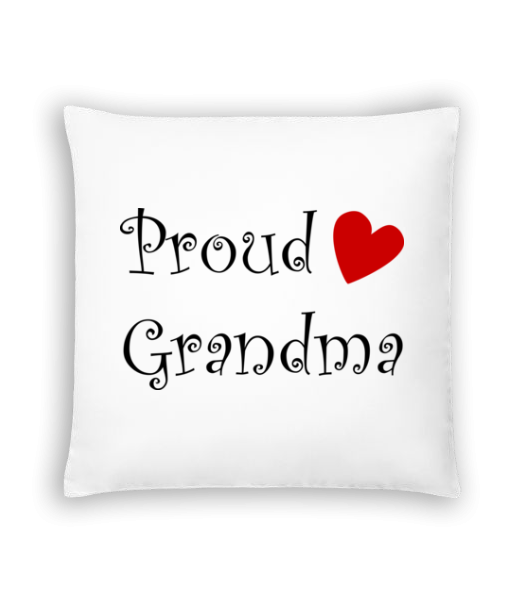 Proud Grandma - Coussin - Blanc - Devant