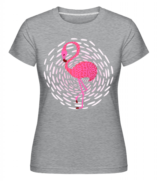 Flamant -  T-shirt Shirtinator femme - Gris bruyère - Vorn