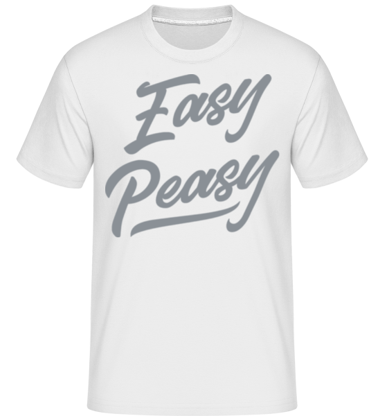 Easy Peasy -  T-Shirt Shirtinator homme - Blanc - Devant
