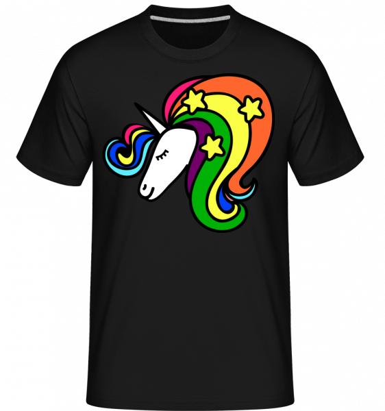 Unicorn Rainbow -  T-Shirt Shirtinator homme - Noir - Vorn
