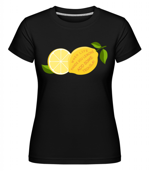 Lemon and Tequila -  T-shirt Shirtinator femme - Noir - Vorn