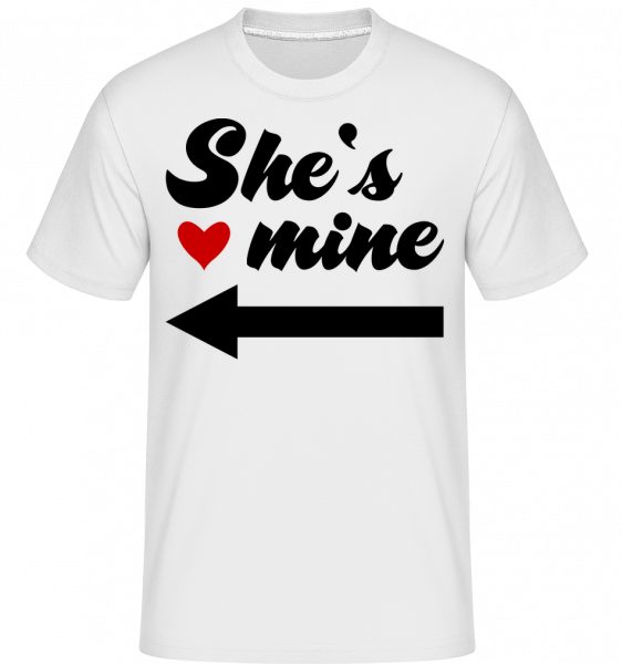 She Is Mine -  T-Shirt Shirtinator homme - Blanc - Vorn