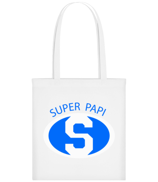 Super Papi - Tote Bag - Blanc - Devant