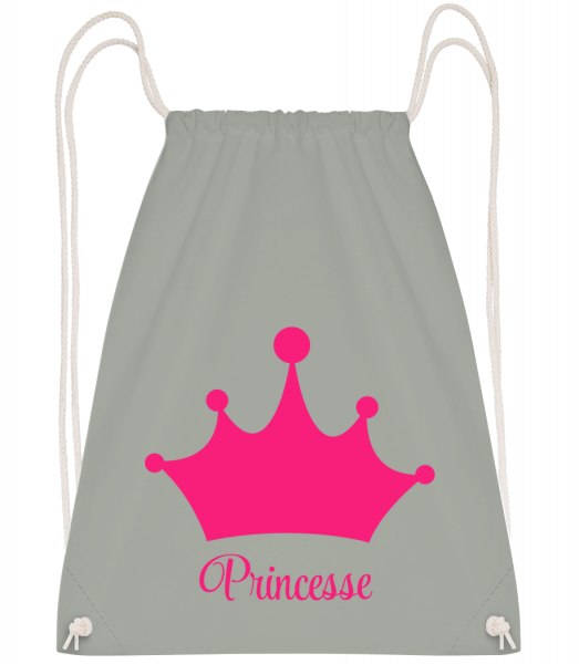 Princesse Couronne - Sac à dos Drawstring - Anthracite - Vorn