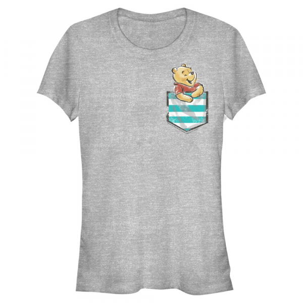 Disney Classics - Winnie l'ourson - Medvídek Pú Pocket Winnie - Femme T-shirt - Gris chiné - Devant