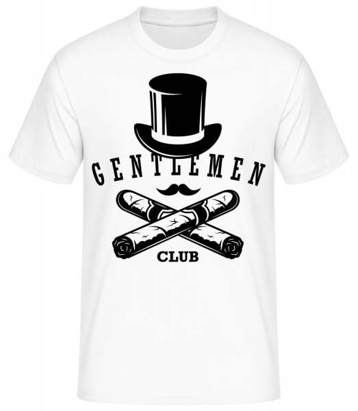 Gentlemen Club - T-shirt standard Homme - Blanc - Vorn