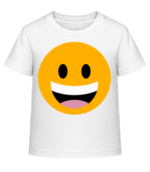 Laughing Smiley - T-shirt shirtinator Enfant - Blanc - Devant