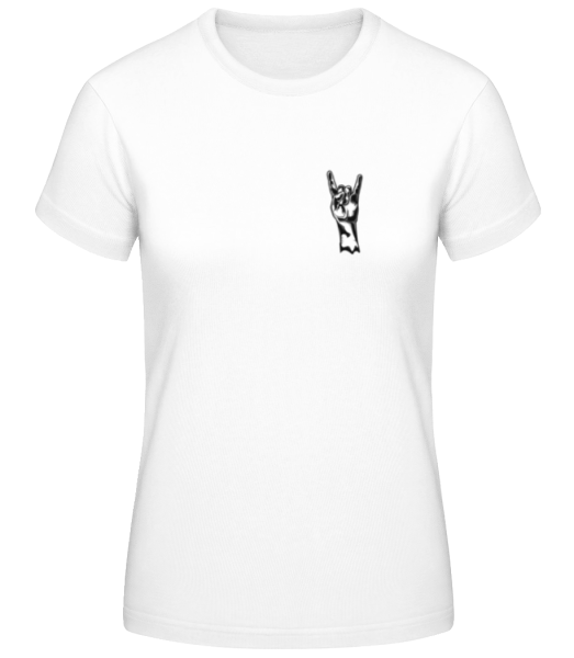 Rock And Roll - T-shirt standard Femme - Blanc - Devant