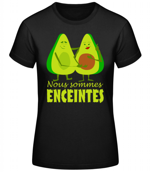 Avocado Enceintes - T-shirt standard femme - Noir - Vorn