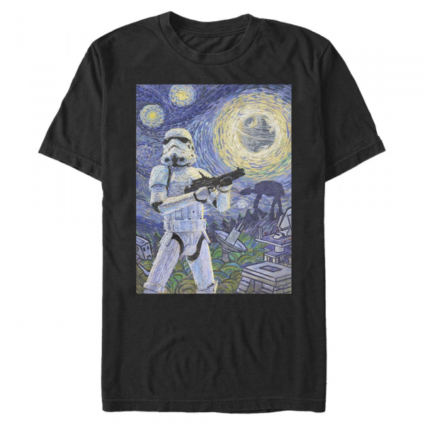 Star Wars - Stormtrooper Stormy Night - Homme T-shirt - Noir - Devant
