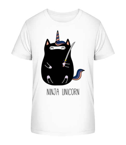 Ninja Unicorn - T-shirt bio Enfant Stanley Stella - Blanc - Devant