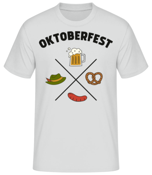 Oktoberfest - T-shirt standard Homme - Gris chiné - Devant