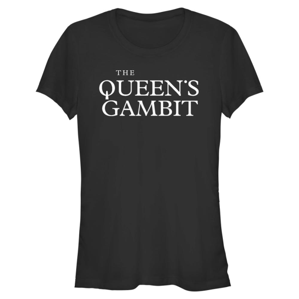 Netflix - Le jeu de la dame - Logo Queens - Valentine's Day - Femme T-shirt - Noir - Devant