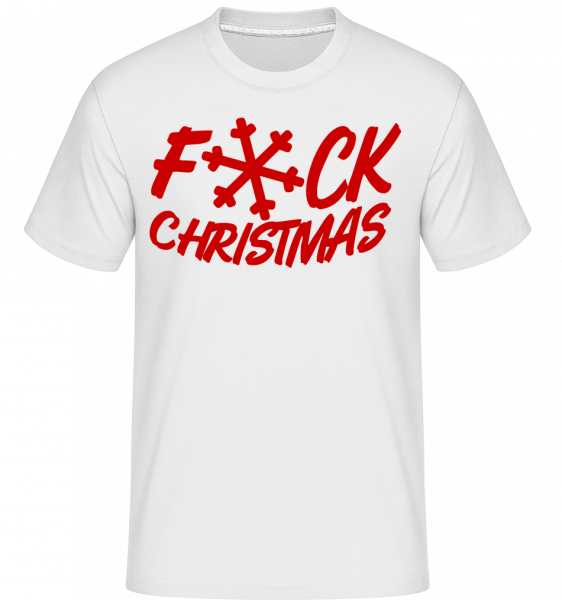 Fuck Christmas -  T-Shirt Shirtinator homme - Blanc - Vorn