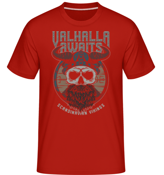 Scandinavian Vikings -  T-Shirt Shirtinator homme - Rouge - Devant