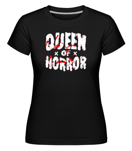 Queen Of Horror -  T-shirt Shirtinator femme - Noir - Devant