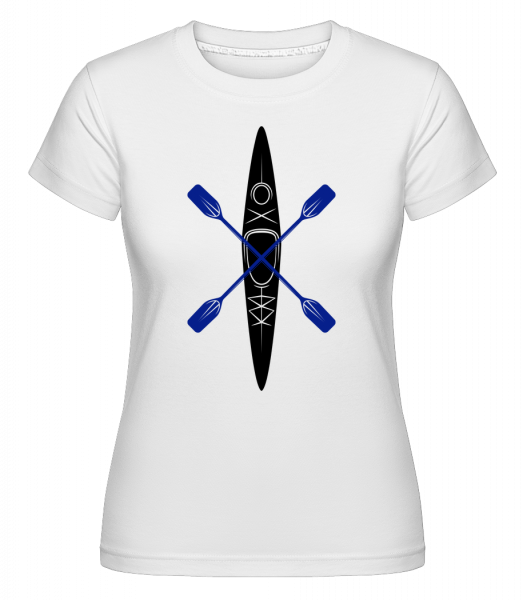 Canoe Symbol -  T-shirt Shirtinator femme - Blanc - Vorn