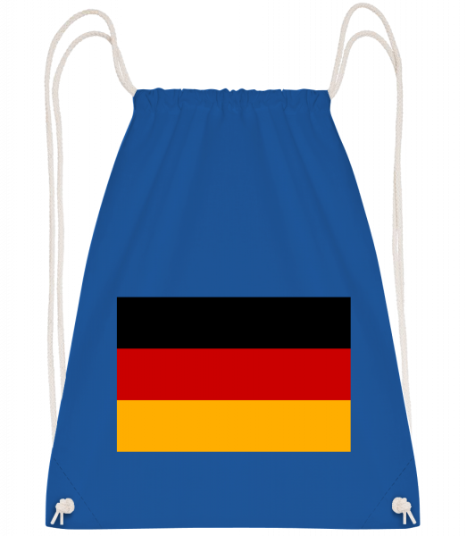 Flag Germany - Sac à dos Drawstring - Bleu royal - Vorn