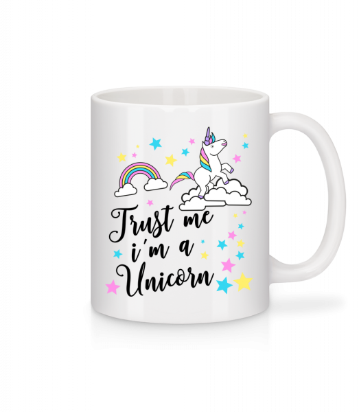 Trust Me I'm A Unicorn - Mug en céramique blanc - Blanc - Vorn