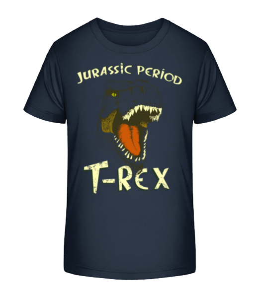 T-Rex Logo - T-shirt bio Enfant Stanley Stella - Bleu marine - Devant