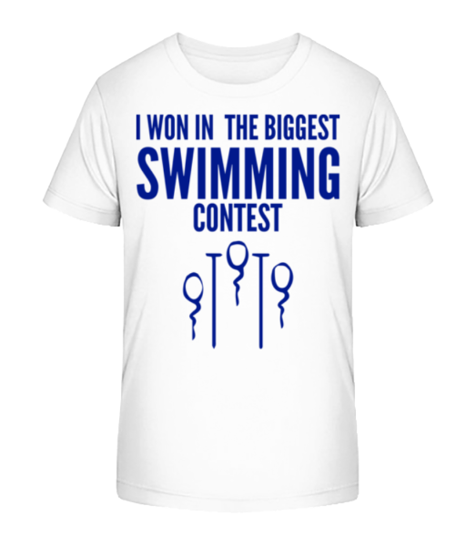 Swimming Contest Sperms - T-shirt bio Enfant Stanley Stella - Blanc - Devant
