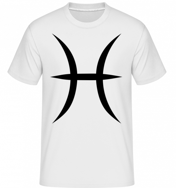 Signe De Poissons -  T-Shirt Shirtinator homme - Blanc - Vorn