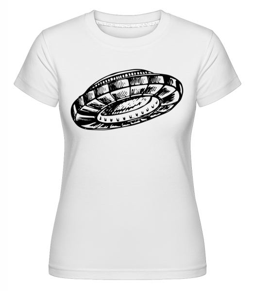 OVNI -  T-shirt Shirtinator femme - Blanc - Vorn