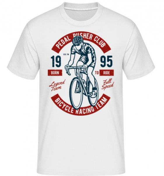 Bicycle Racing Team -  T-Shirt Shirtinator homme - Blanc - Devant