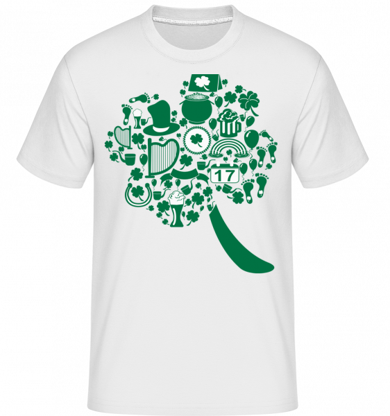 Ireland Symbols -  T-Shirt Shirtinator homme - Blanc - Vorn