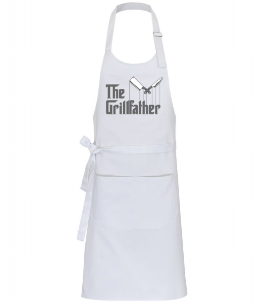 The Grillfather - Tablier professionnel - Blanc - Devant