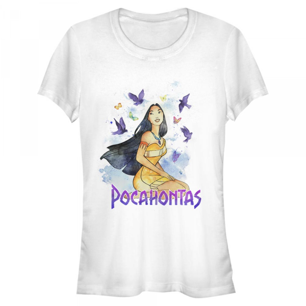Disney - Pocahontas - Pocahontas Free Spirit - Femme T-shirt - Blanc - Devant
