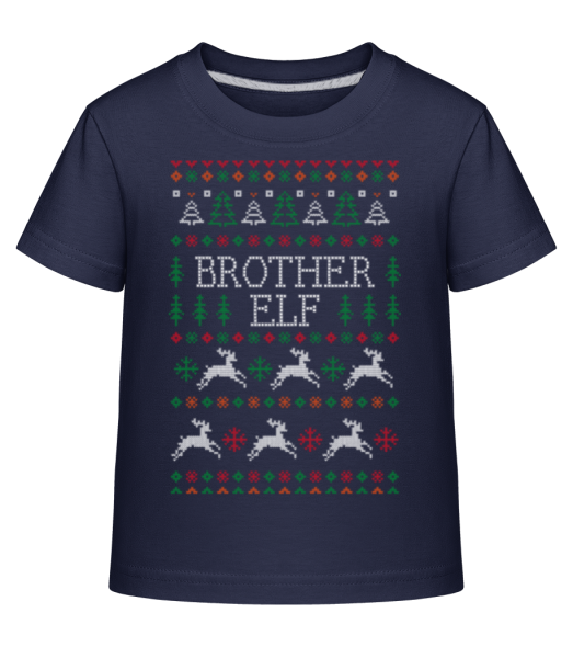 Brother Elf - T-shirt shirtinator Enfant - Bleu marine - Devant