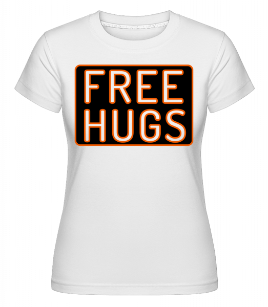 Free Hugs -  T-shirt Shirtinator femme - Blanc - Vorn