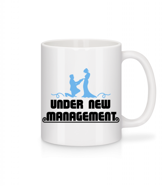Mariage Under New Management - Mug en céramique blanc - Blanc - Vorn