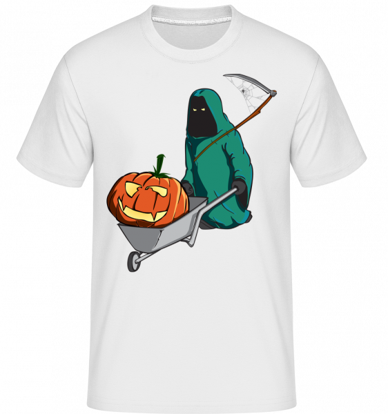 Faucheuse D'Halloween -  T-Shirt Shirtinator homme - Blanc - Vorn