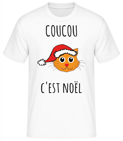 Coucou C'est Noël - T-shirt standard Homme - Blanc - Vorn