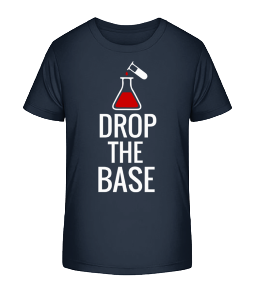 Drop The Base - T-shirt bio Enfant Stanley Stella - Bleu marine - Devant