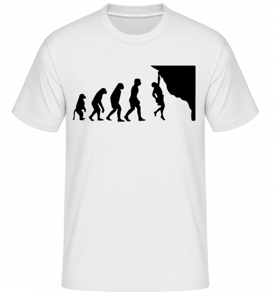 Évolution Escalade -  T-Shirt Shirtinator homme - Blanc - Vorn