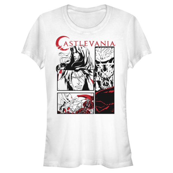 Netflix - Castlevania - Skupina Comic Style - Femme T-shirt - Blanc - Devant