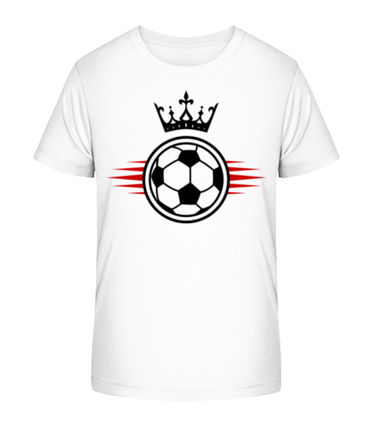Football Crown - T-shirt bio Enfant Stanley Stella - Blanc - Devant