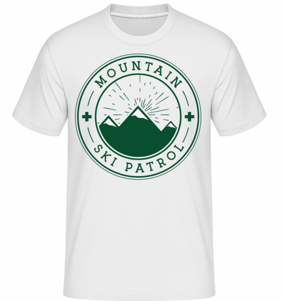 Ski Patrol Icon -  T-Shirt Shirtinator homme - Blanc - Vorn