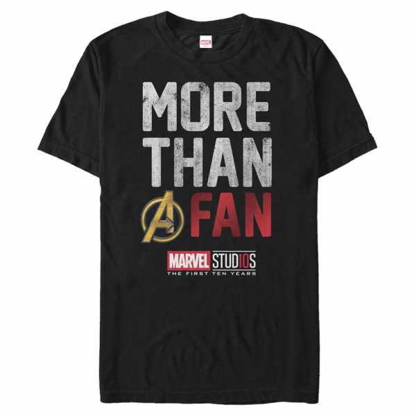 Marvel - Avengers - Logo 17MARF00273A Back - Homme T-shirt - Noir - Devant