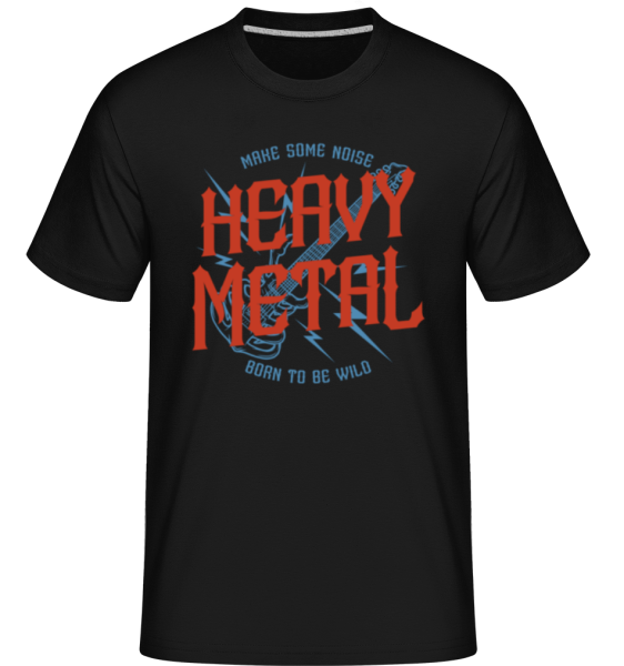 Heavy Metal -  T-Shirt Shirtinator homme - Noir - Devant
