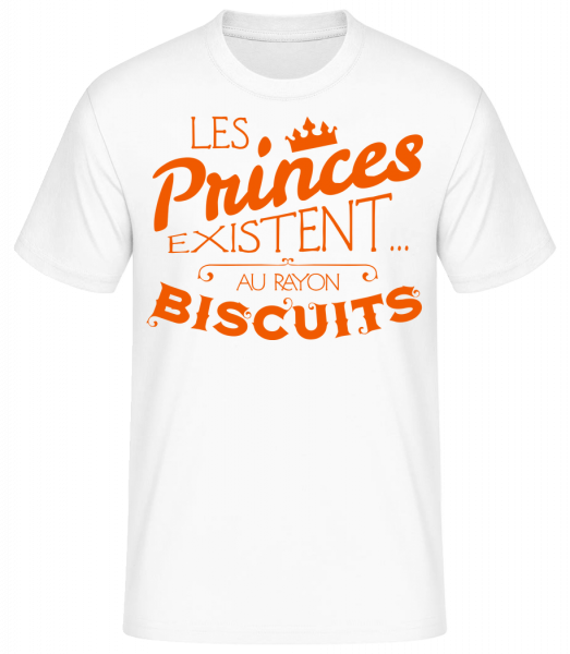 Les Princes Existent - T-shirt standard homme - Blanc - Vorn